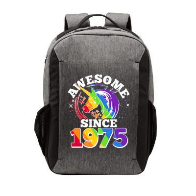 Rainbow Unicorn Awesome Since 1975 50th Birthday Vector Backpack