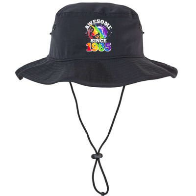 Rainbow Unicorn Awesome Since 1985 40th Birthday Bucket Hat