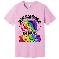 Rainbow Unicorn Awesome Since 1995 30th Birthday Premium T-Shirt