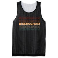 Retro Us American City Resident Vintage Alabama Birmingham Mesh Reversible Basketball Jersey Tank