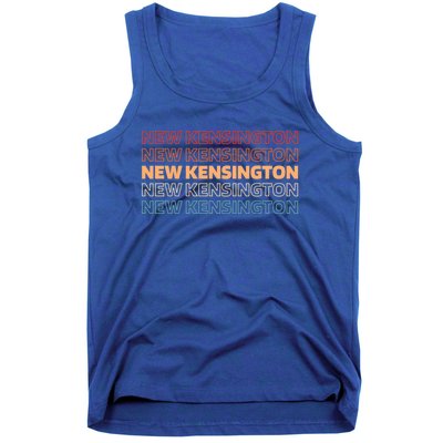 Retro Us American City Vintage Pennsylvania New Kensington Gift Tank Top