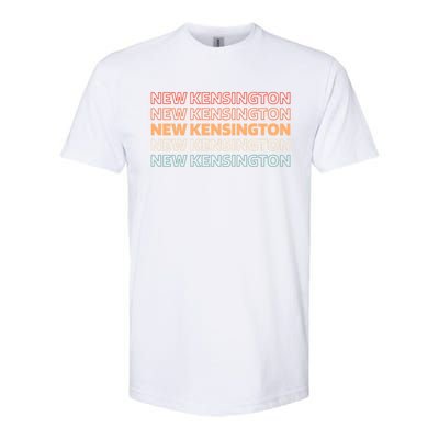 Retro Us American City Vintage Pennsylvania New Kensington Gift Softstyle CVC T-Shirt