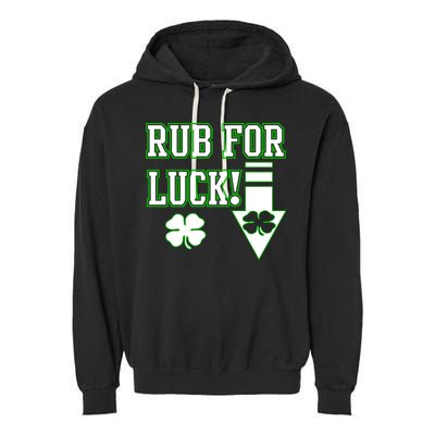 Rub Me For Luck Garment-Dyed Fleece Hoodie