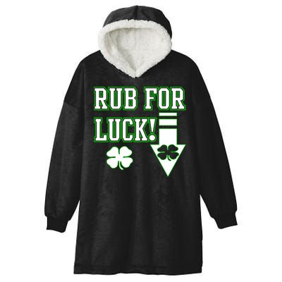 Rub Me For Luck Hooded Wearable Blanket
