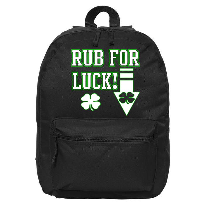 Rub Me For Luck 16 in Basic Backpack