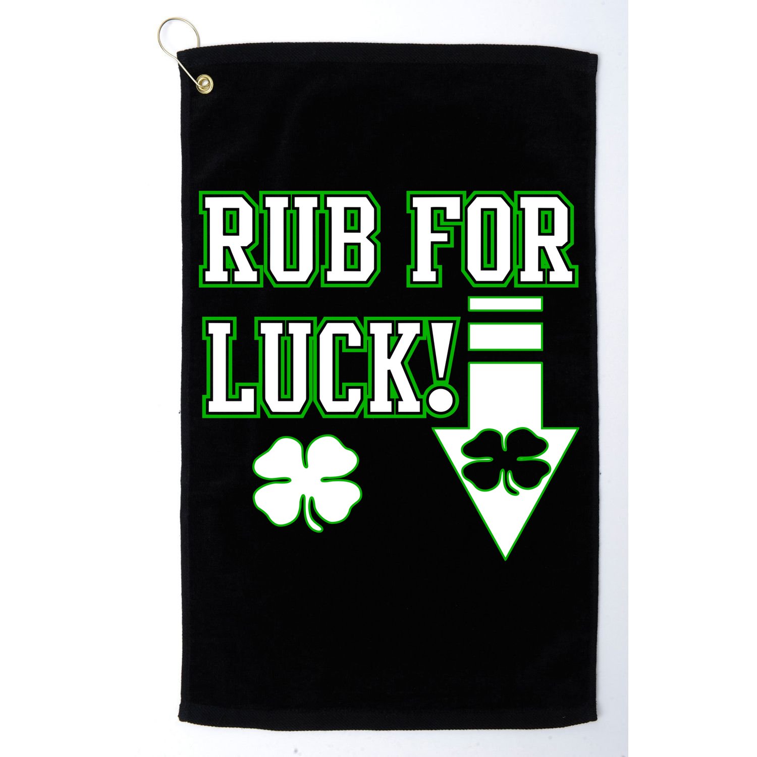 Rub Me For Luck Golf Towel
