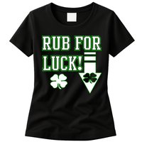 Rub Me For Luck Womens T-Shirt