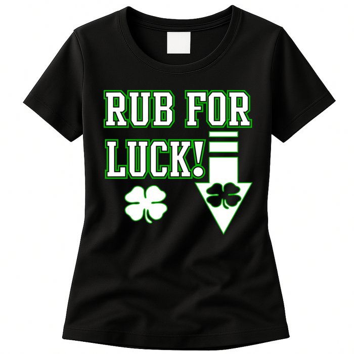 Rub Me For Luck Womens T-Shirt