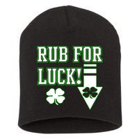 Rub Me For Luck Short Acrylic Beanie