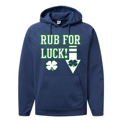 Rub Me For Luck Performance Fleece Hoodie