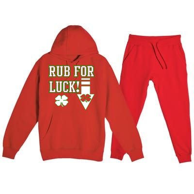 Rub Me For Luck Premium Hooded Sweatsuit Set