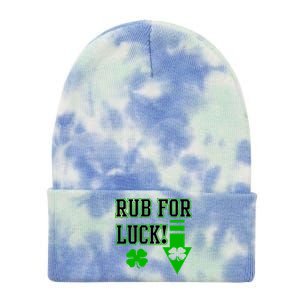 Rub Me For Luck Tie Dye 12in Knit Beanie