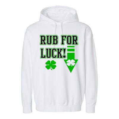 Rub Me For Luck Garment-Dyed Fleece Hoodie