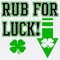 Rub Me For Luck Garment-Dyed Sweatshirt
