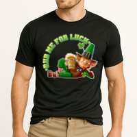 Rub Me for Luck Irish Leprechaun Cooling Performance Crew T-Shirt