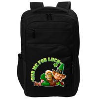 Rub Me for Luck Irish Leprechaun Impact Tech Backpack