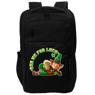 Rub Me for Luck Irish Leprechaun Impact Tech Backpack