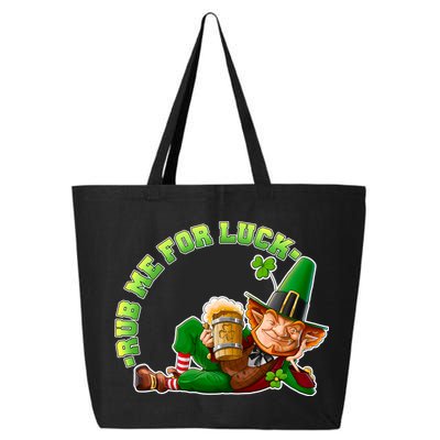 Rub Me for Luck Irish Leprechaun 25L Jumbo Tote