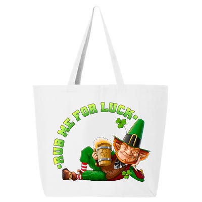 Rub Me for Luck Irish Leprechaun 25L Jumbo Tote