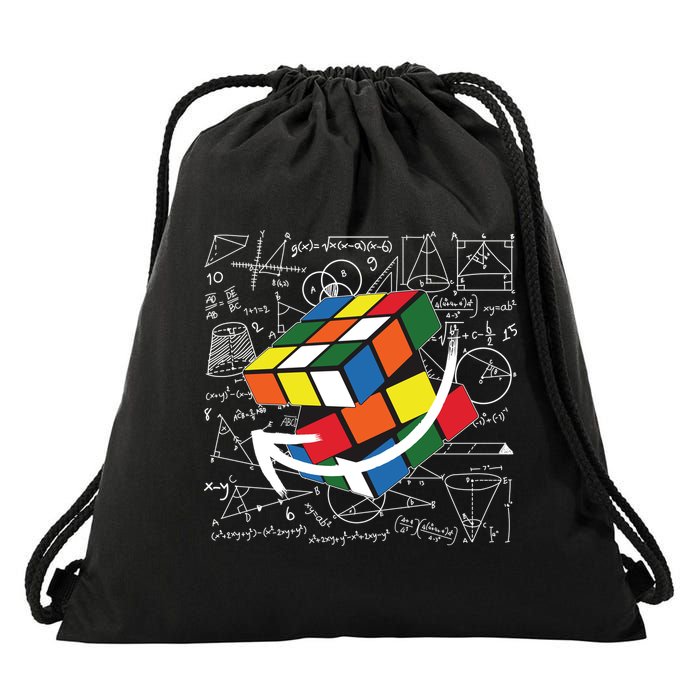 Rubik Mathematics Cube Funny Drawstring Bag