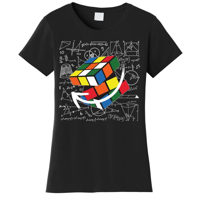 Rubik Mathematics Cube Funny Women's T-Shirt