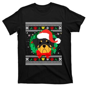 Rottweiler Ugly Christmas Sweater Rottie T-Shirt