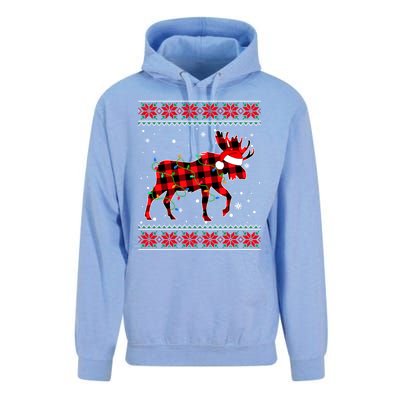 Reindeer Ugly Christmas Sweater Unisex Surf Hoodie