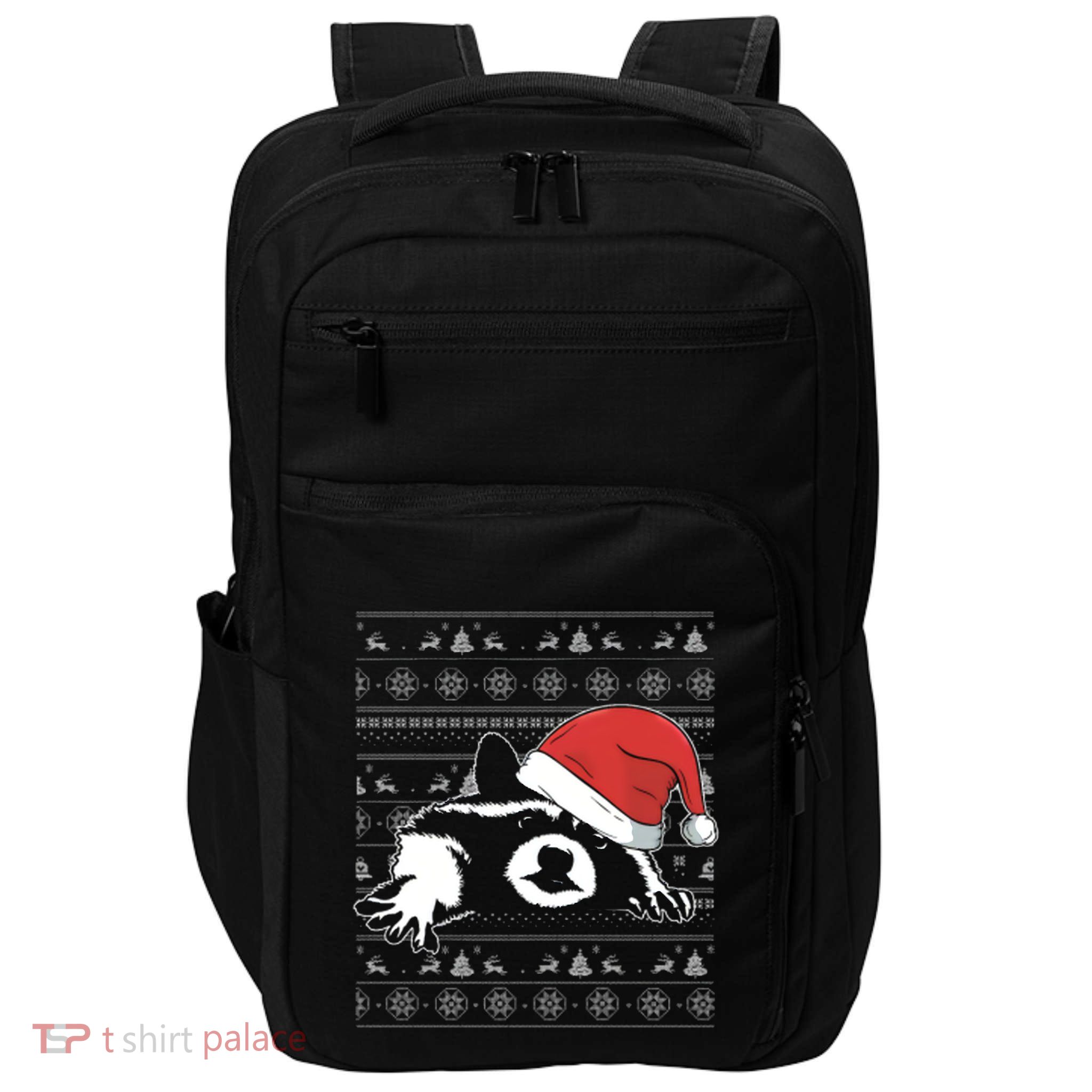 Racoon Ugly Christmas Impact Tech Backpack