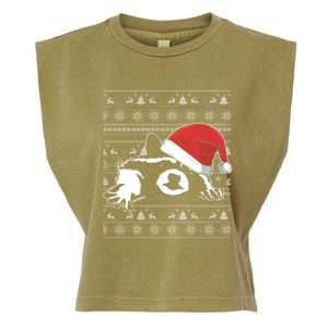 Racoon Ugly Christmas Garment-Dyed Women's Muscle Tee