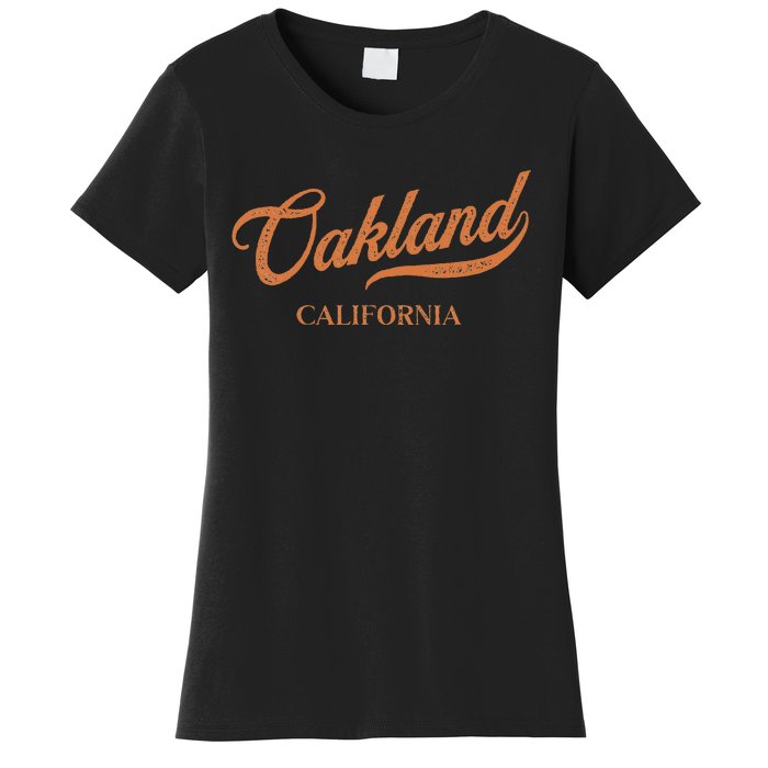 Retro USA California State Vintage Oakland Women's T-Shirt