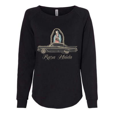 Raza Unida Chicano Low Rider Mexican Hombre Womens California Wash Sweatshirt