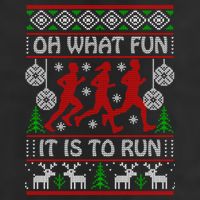 Running Ugly Christmas Oh What Fun It Is To Run Funny Ugly Gift Hat