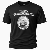 Retro USS Constitution By Turbo Volcano Performance Shirt