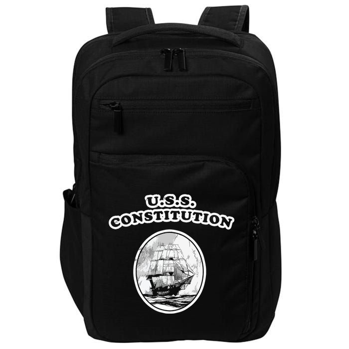 Retro USS Constitution By Turbo Volcano Impact Tech Backpack