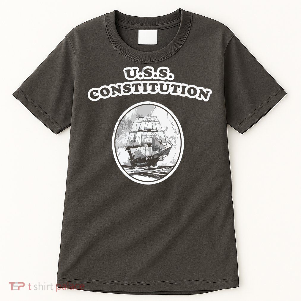 Retro USS Constitution By Turbo Volcano Tall T-Shirt