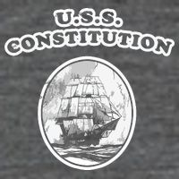 Retro USS Constitution By Turbo Volcano Backpack