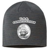 Retro USS Constitution By Turbo Volcano Sustainable Beanie