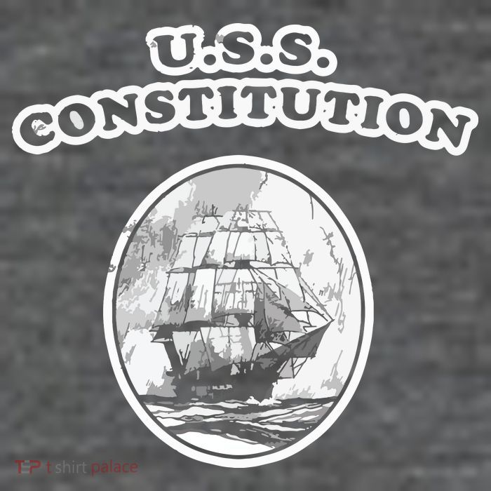 Retro USS Constitution By Turbo Volcano Mesh Reversible Basketball Jersey Tank