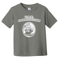Retro USS Constitution By Turbo Volcano Toddler T-Shirt