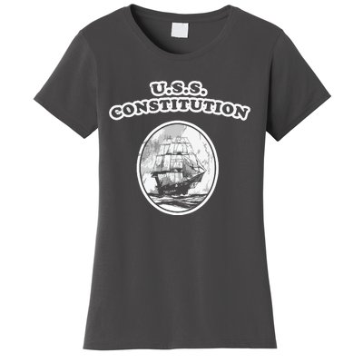 Retro USS Constitution By Turbo Volcano Women's T-Shirt