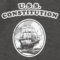 Retro USS Constitution By Turbo Volcano Vector Backpack