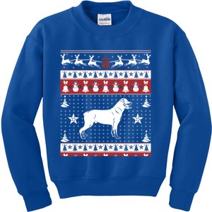 Rottweiler Ugly Christmas Sweater Xmas Gift Rottweiler Gift Kids Sweatshirt