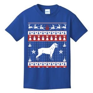 Rottweiler Ugly Christmas Sweater Xmas Gift Rottweiler Gift Kids T-Shirt