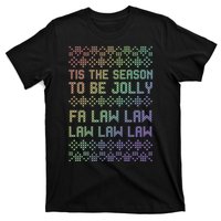 Rainbow Ugly Christmas Lawyer Funny Gift Holiday T-Shirt