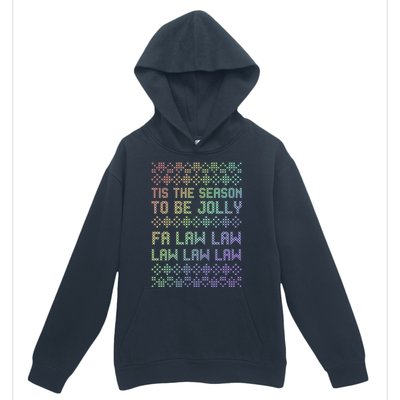 Rainbow Ugly Christmas Lawyer Funny Gift Holiday Urban Pullover Hoodie