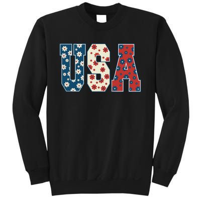 Retro Usa Comfort Colors Graphic Sweatshirt