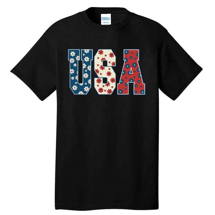 Retro Usa Comfort Colors Graphic Tall T-Shirt