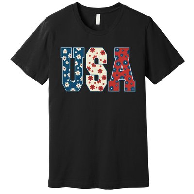 Retro Usa Comfort Colors Graphic Premium T-Shirt