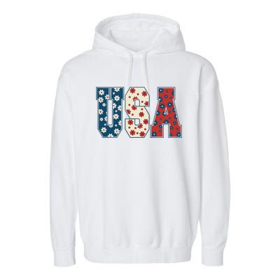 Retro Usa Comfort Colors Graphic Garment-Dyed Fleece Hoodie