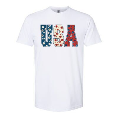 Retro Usa Comfort Colors Graphic Softstyle CVC T-Shirt